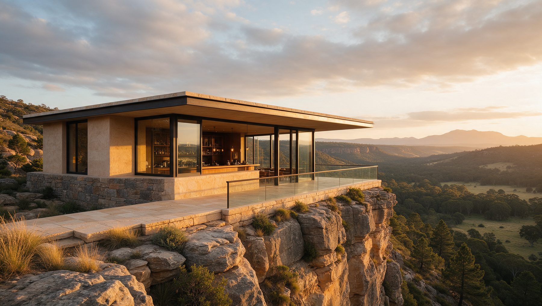 Bluff exterior render