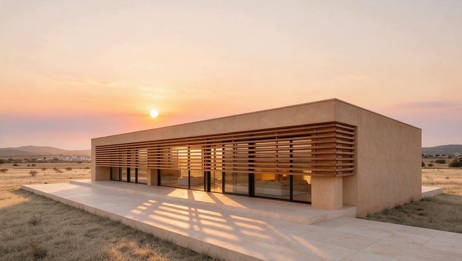 Boundary exterior render