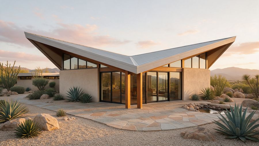 Butterfly exterior render