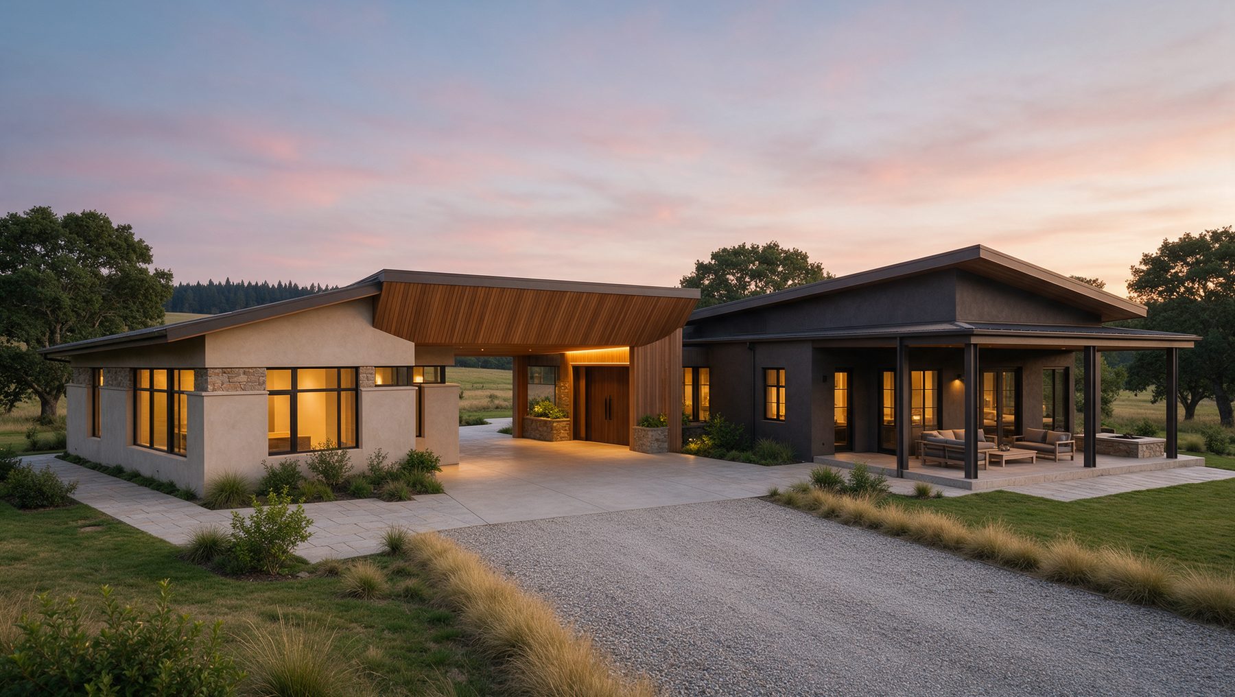 Compound exterior render