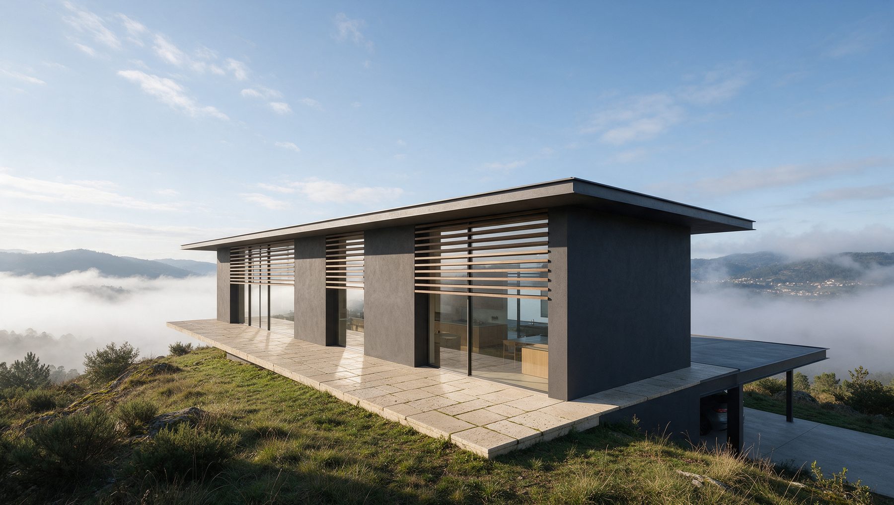 Cornice exterior render