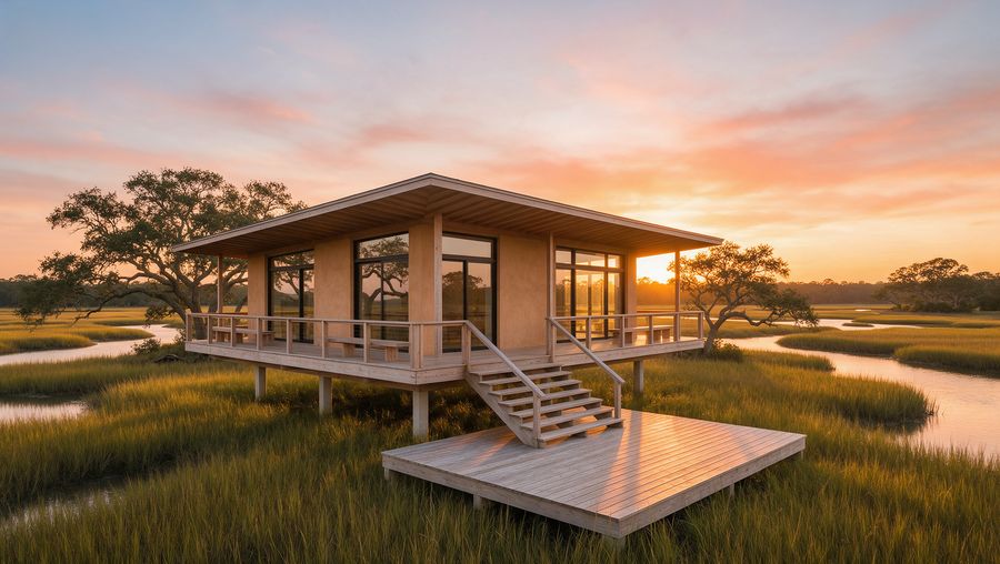 Marsh exterior render
