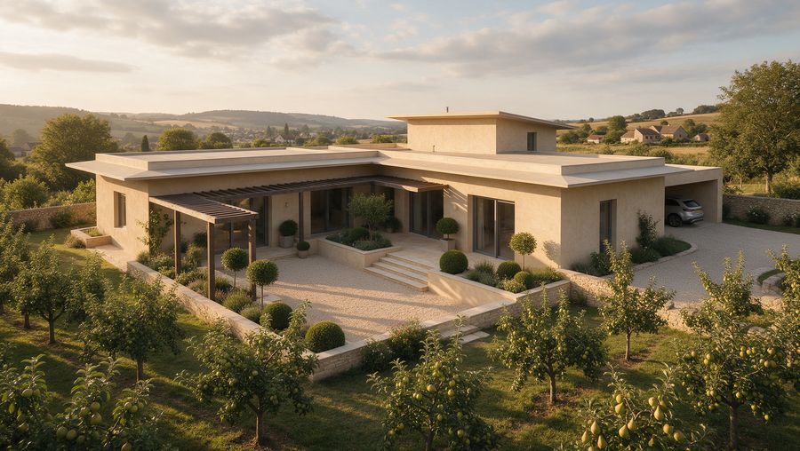Orchard exterior render