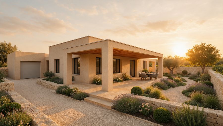 Plain exterior render