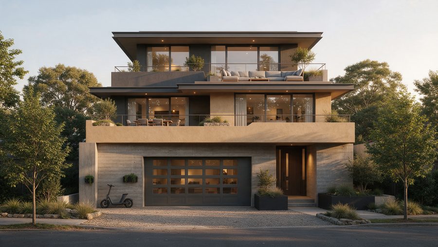Terrace House exterior render