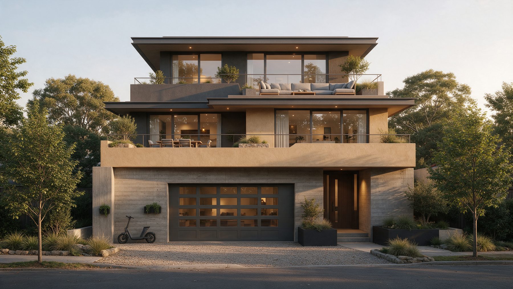 Terrace House exterior render