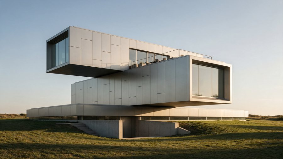 Architectural aluminium cassette panels