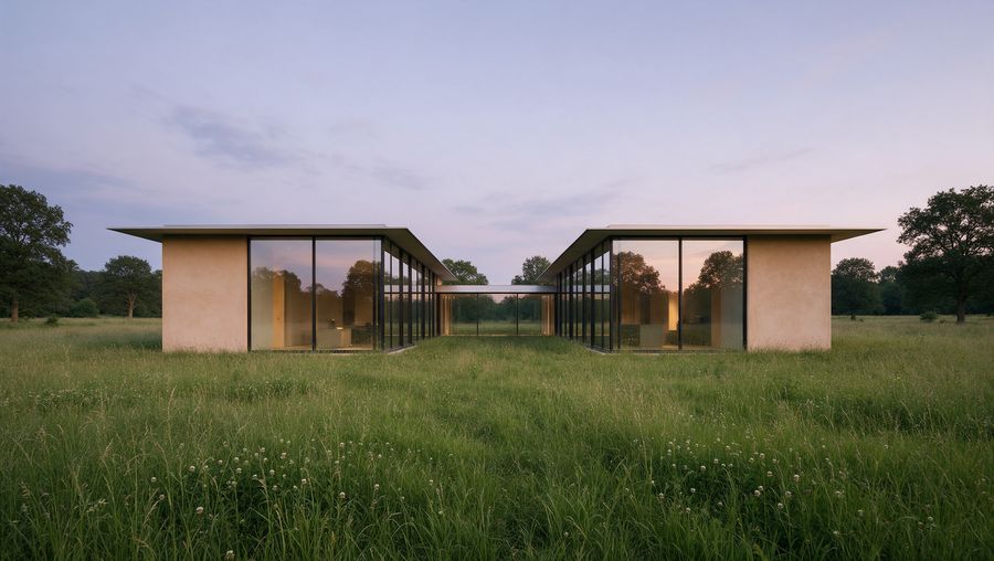 Twin exterior render